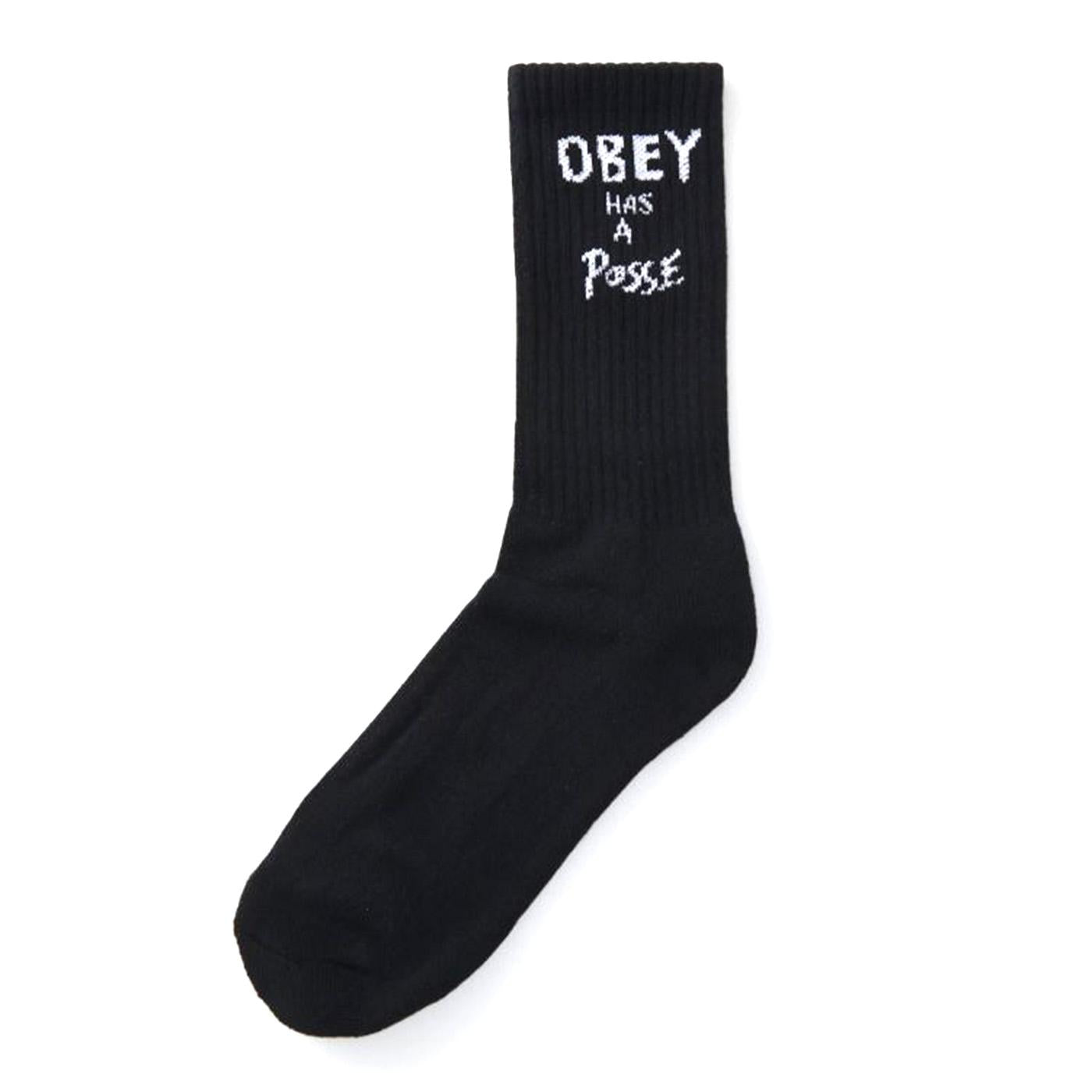 Obey Has A Posse Socks - Calzini Neri 100260187-BLK  OBEY 