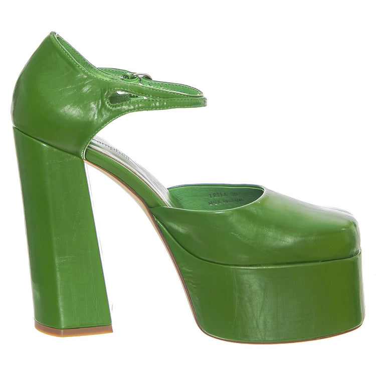 W' Leila Green Patent Pumps - Scarpe Décolleté Donna Verdi JCSR726PG-19-002-GRE  JEFFREY CAMPBELL 