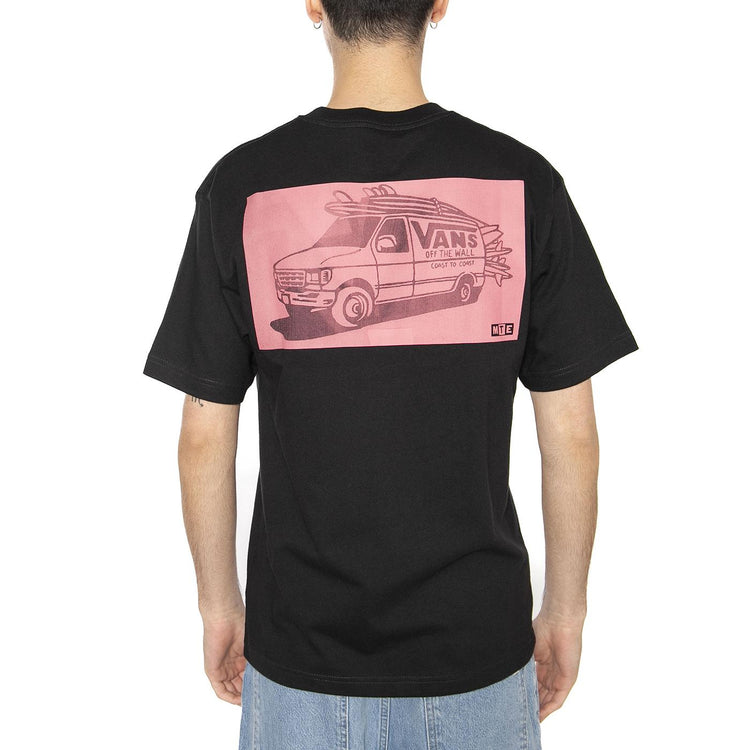 MTE Beachfront SS Tee Black - Maglietta Girocollo Uomo Nera VN000M2WBLK1  VANS 