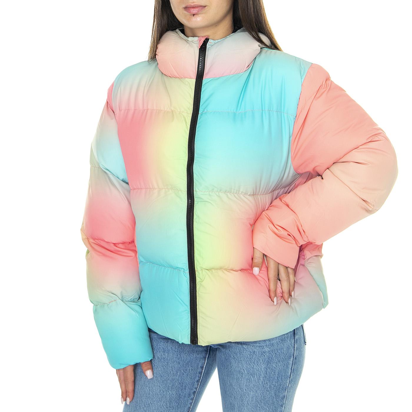 Glow Quilted Jacket All Over Print - Giacca Donna Multicolore Glow Quilted Jacket All Over Print  SANTA CRUZ 