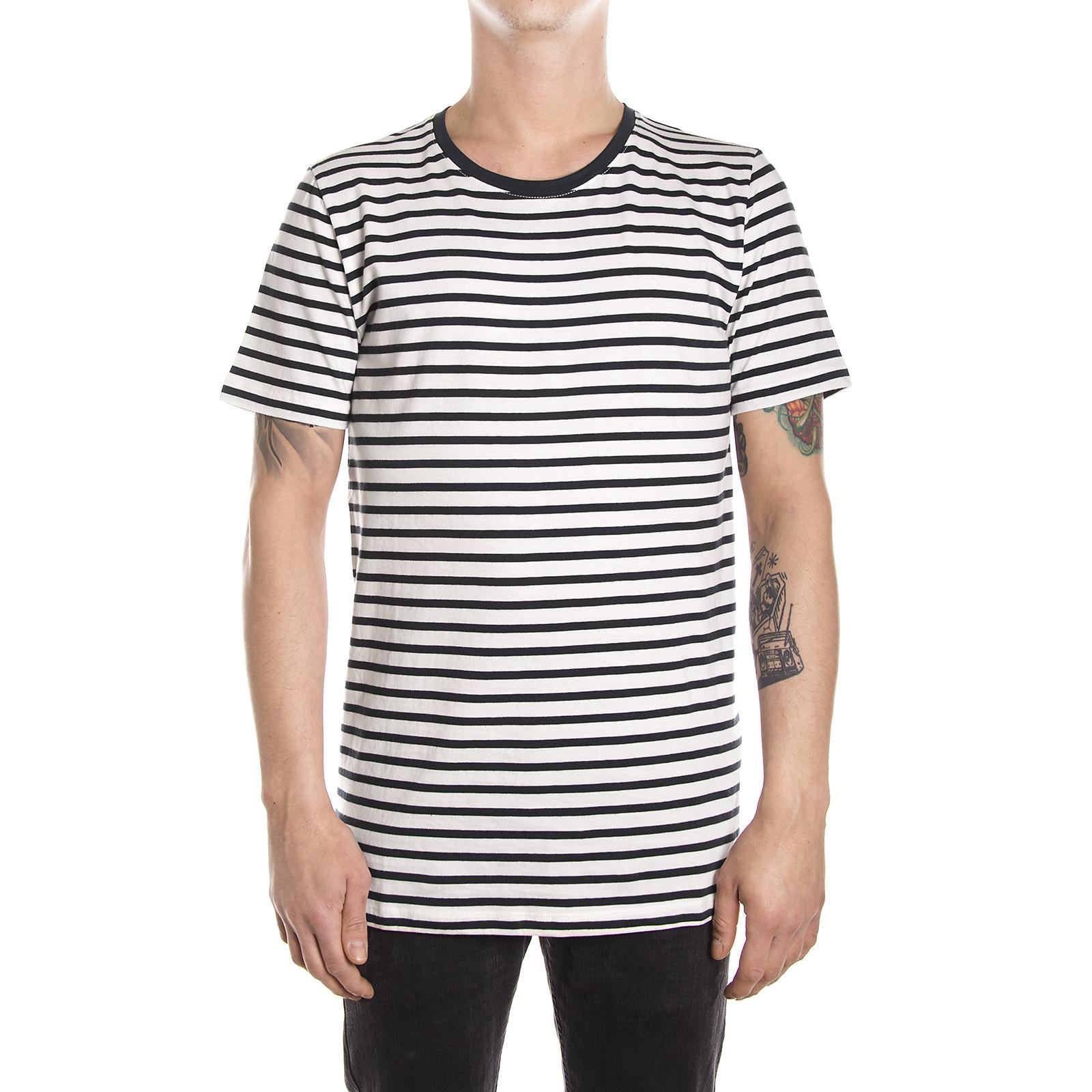 GIL TEE BLACK LINE DARK NAVY 143140231-689  MINIMUM 