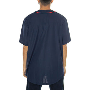 Boston Red Sox MLB Core Foundation Jersey Navy / Red - Camicia Maniche Corte Uomo Blu / Rossa 007N-4512-BQ-0IY  GENUINE 