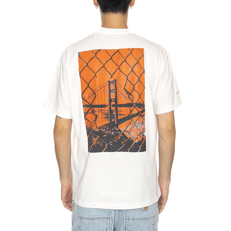 San Fran T-Shirt Bone - Maglietta Girocollo Uomo Bianca 6010155  CAT 