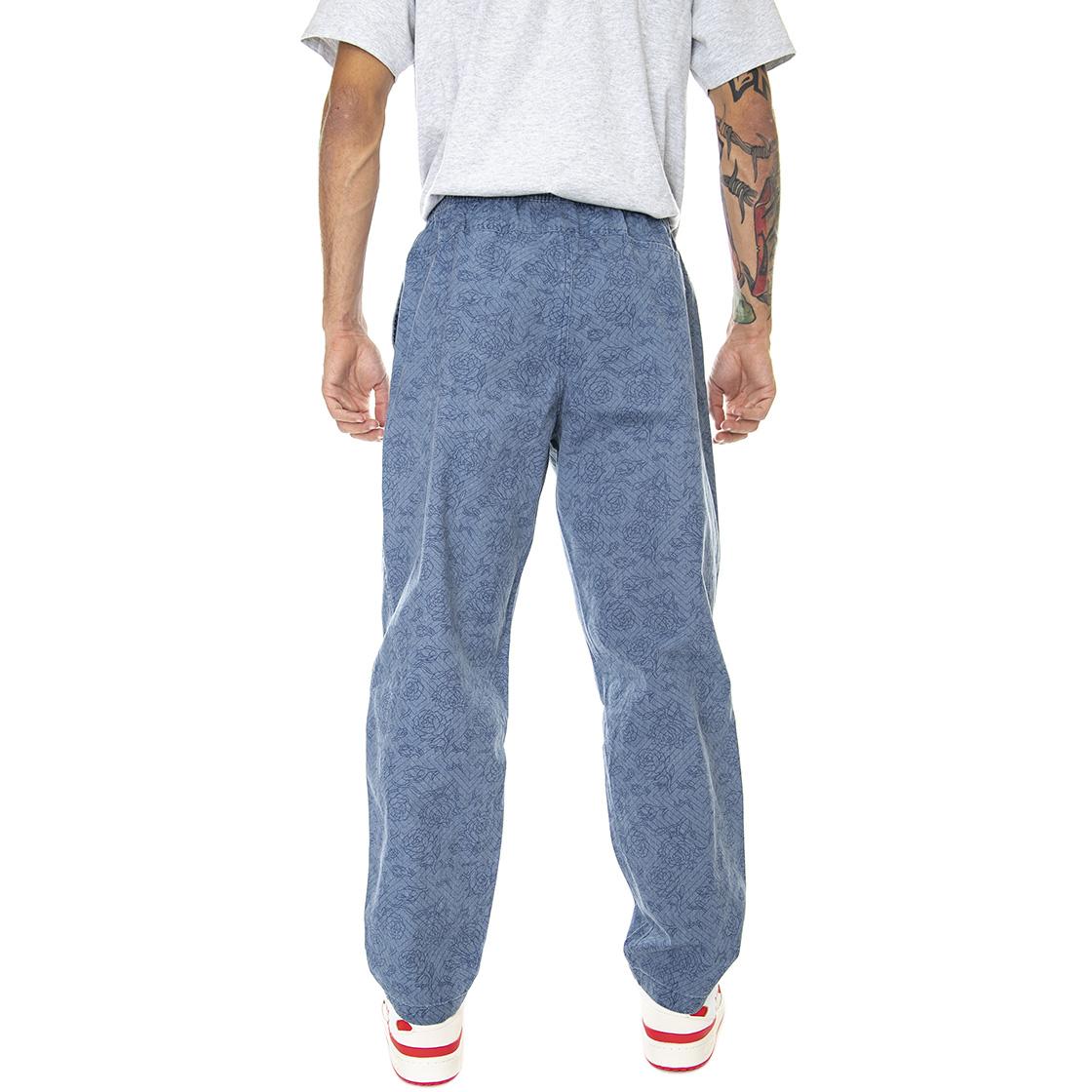 Tab Pant Botanical Blue - Pantaloni Casual Uomo Blu / Multicolore SCA-PNT-0750  SANTA CRUZ 