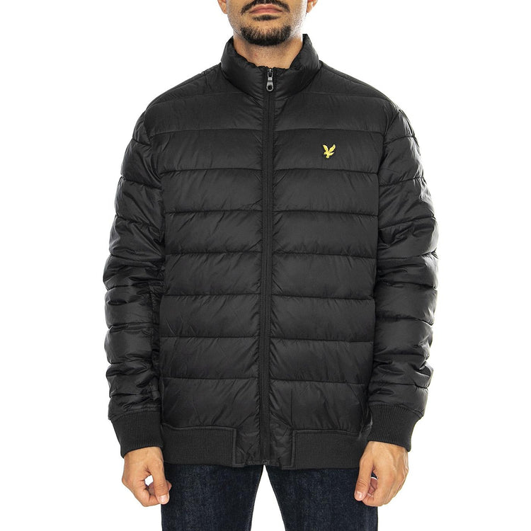 Funnel Neck Wadded Jacket Jet Black - Giacca Uomo Nera JK2100V-Z865  LYLE & SCOTT 