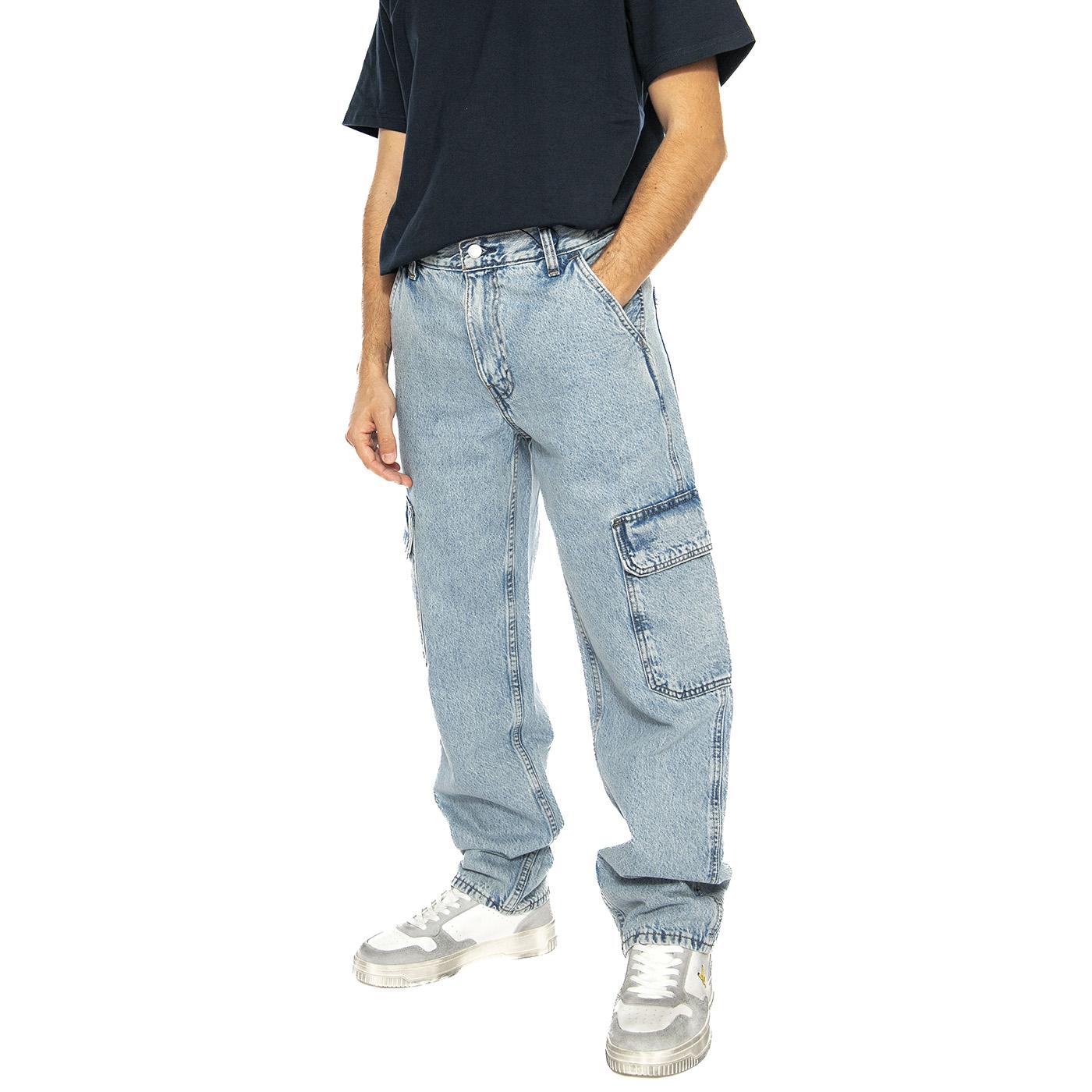 568 Loose STRT Cargo My Pockets Full - Jeans Uomo Blu 000LP-0001 . LEVIS 