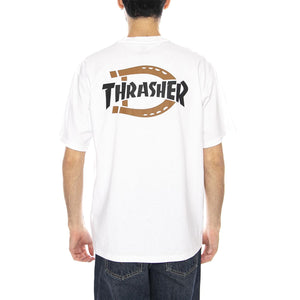 Thrasher x Dickies Tee SS Graphic -- Maglietta Uomo Bianca DK0A88IUWHX1 . DICKIES 