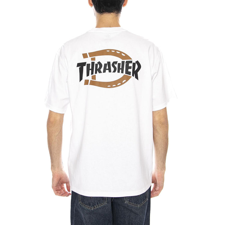 Thrasher x Dickies Tee SS Graphic -- Maglietta Uomo Bianca DK0A88IUWHX1 . DICKIES 