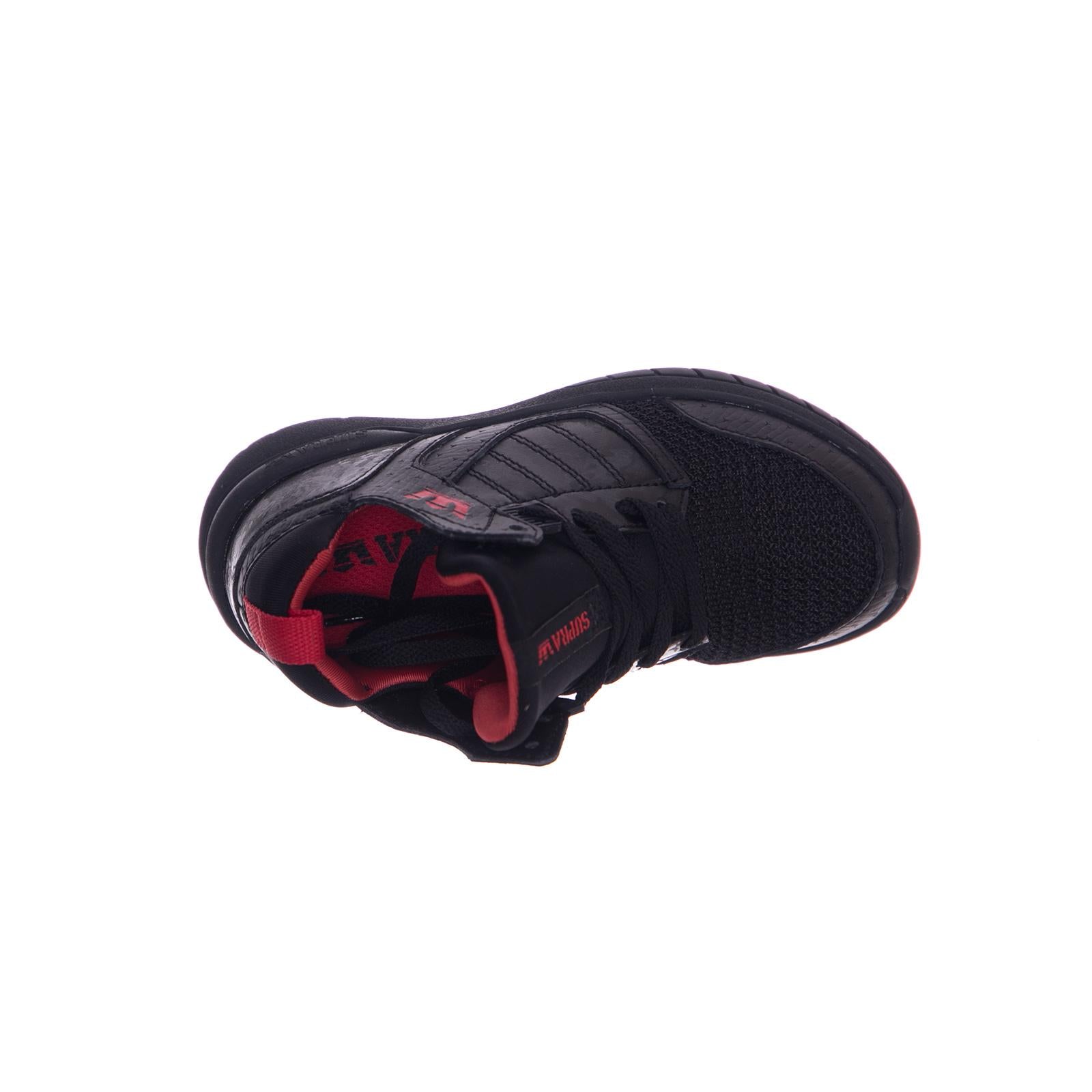 Kids Method Shoes - Black - Scarpe Stringate Profilo Alto Bambino Nere 58022-001-M  SUPRA 