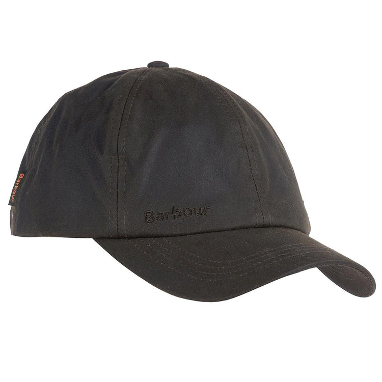 Wax Sports Cap Olive - Cappellino con Visiera Marrone FW22-MHA0005-OL71  BARBOUR 