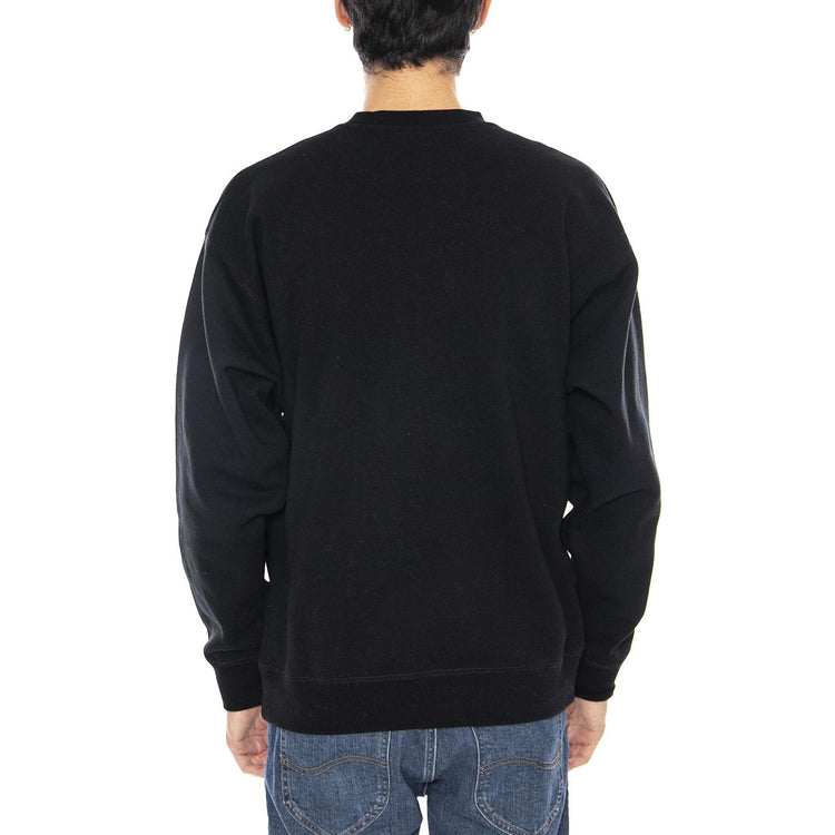 Established Works Bold Crew II Fleece Black - Felpa Girocollo Nera 112480152 BLK OBEY 