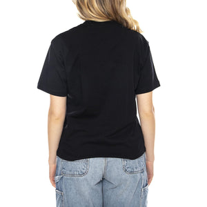 W Carhartt S/S Heart Patch T-Shirt - Nera - Maglietta Donna I032318_00E_XX . CARHARTT WIP 