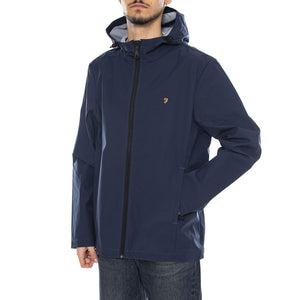 Rhodes Hooded Jacket - Giacca Uomo Yale Blu con Cappuccio F4RFF031 996 FARAH 