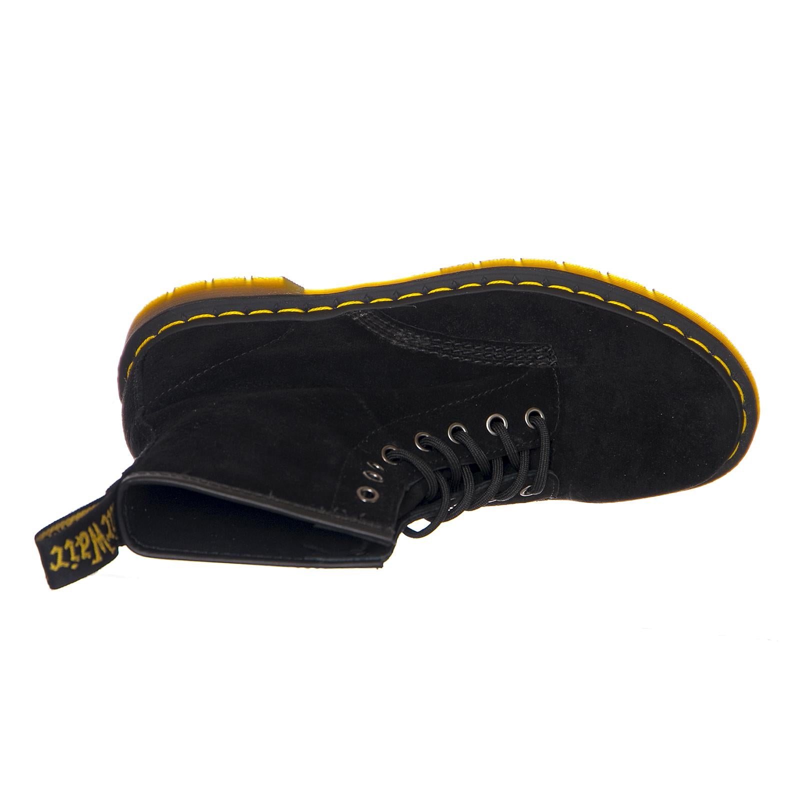1460 Soft Buck - Black Soft - Stivali Uomo/Donna DMS1460BKSB21466001  DR.MARTENS 