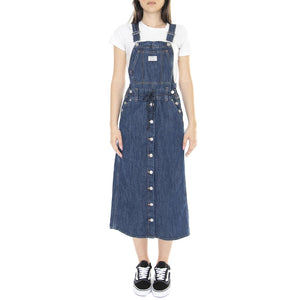 W' Lexie Skirthall Indigo Stonewash - Salopette  Gonna Donna Denim Jeans Blu A4598-0000  LEVIS 