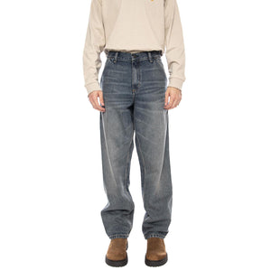 Single Knee Pant Blue - Pantaloni Denim Jeans Uomo Blu I032024.014Q  CARHARTT WIP 