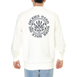 Beaverton Cloud - Felpa Girocollo Uomo Bianca DK0A4Y6KC581  DICKIES 