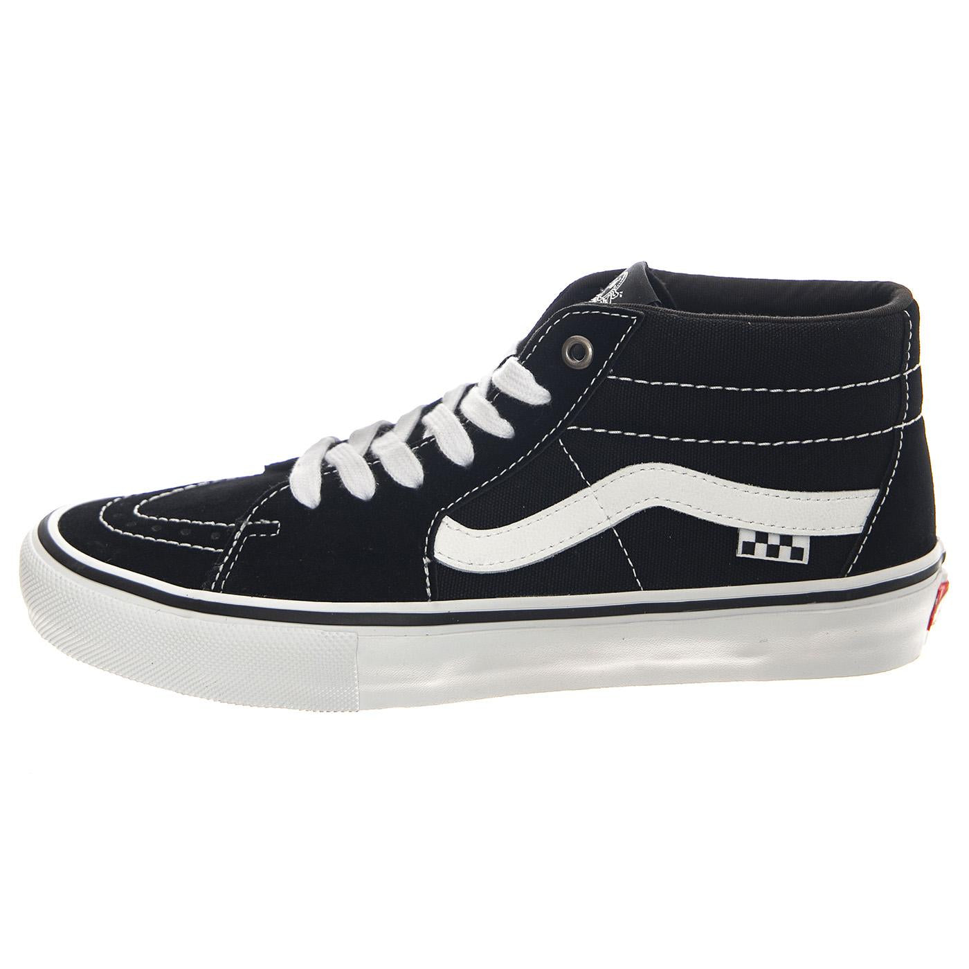 Skate Grosso Mid - Scarpe Stringate Profilo Alto Uomo Nere VN0A5FCGMCG1  VANS 