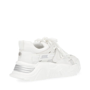 Kingdom White / White - Scarpe Straingate Profilo Basso Donna Bianche SMPKINGDOM-11E  STEVE MADDEN 