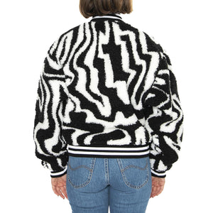 Obey Mazy Varsity Jacket Black Multi - Giacca Donna Nera / Multicolore 221800404-BKM  OBEY 