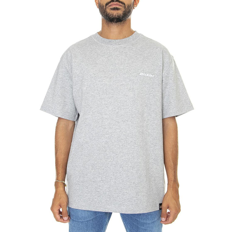 SS Loretto Tee Grey Melange - Maglietta Girocollo Uomo Grigia DK0A4X9OGYM1  DICKIES 