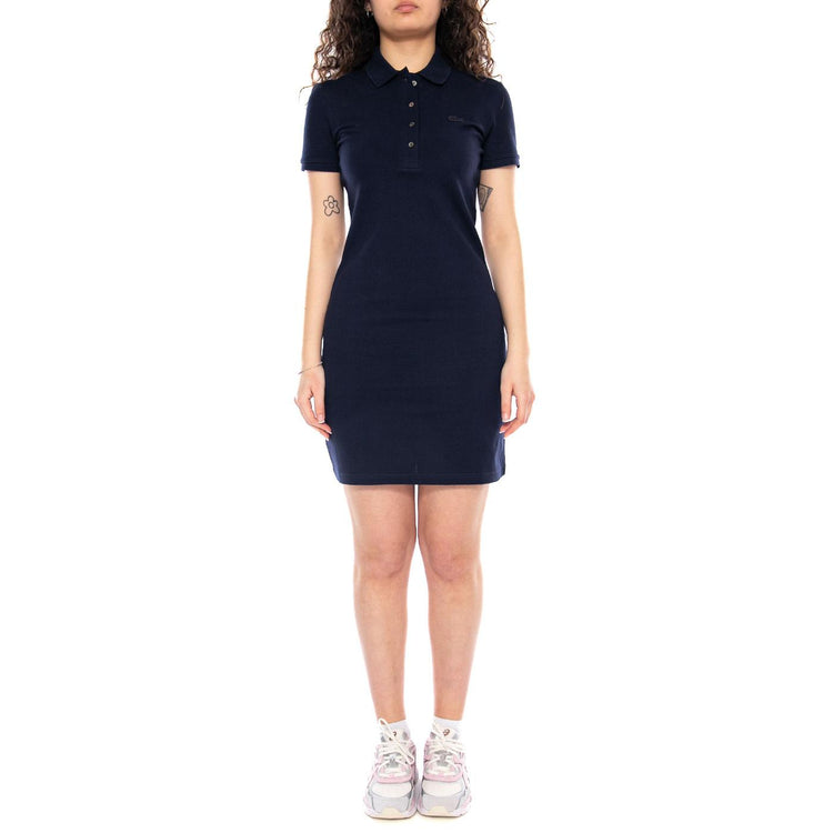 Abitino Polo Dress Blue - Abito Polo Donna Blu EF5473 166 LACOSTE 
