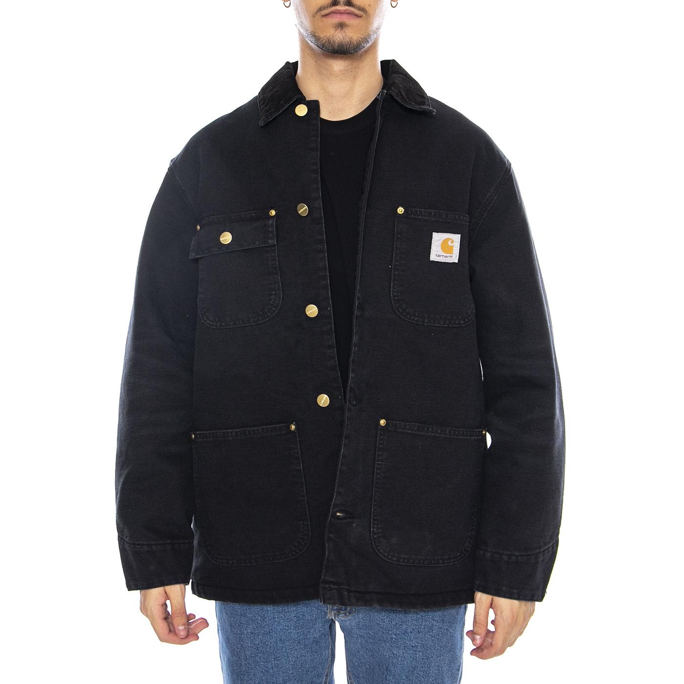 OD Detroit Chore Coat Black / Black - Giacca Uomo Nera I035613.00E4O  CARHARTT WIP 