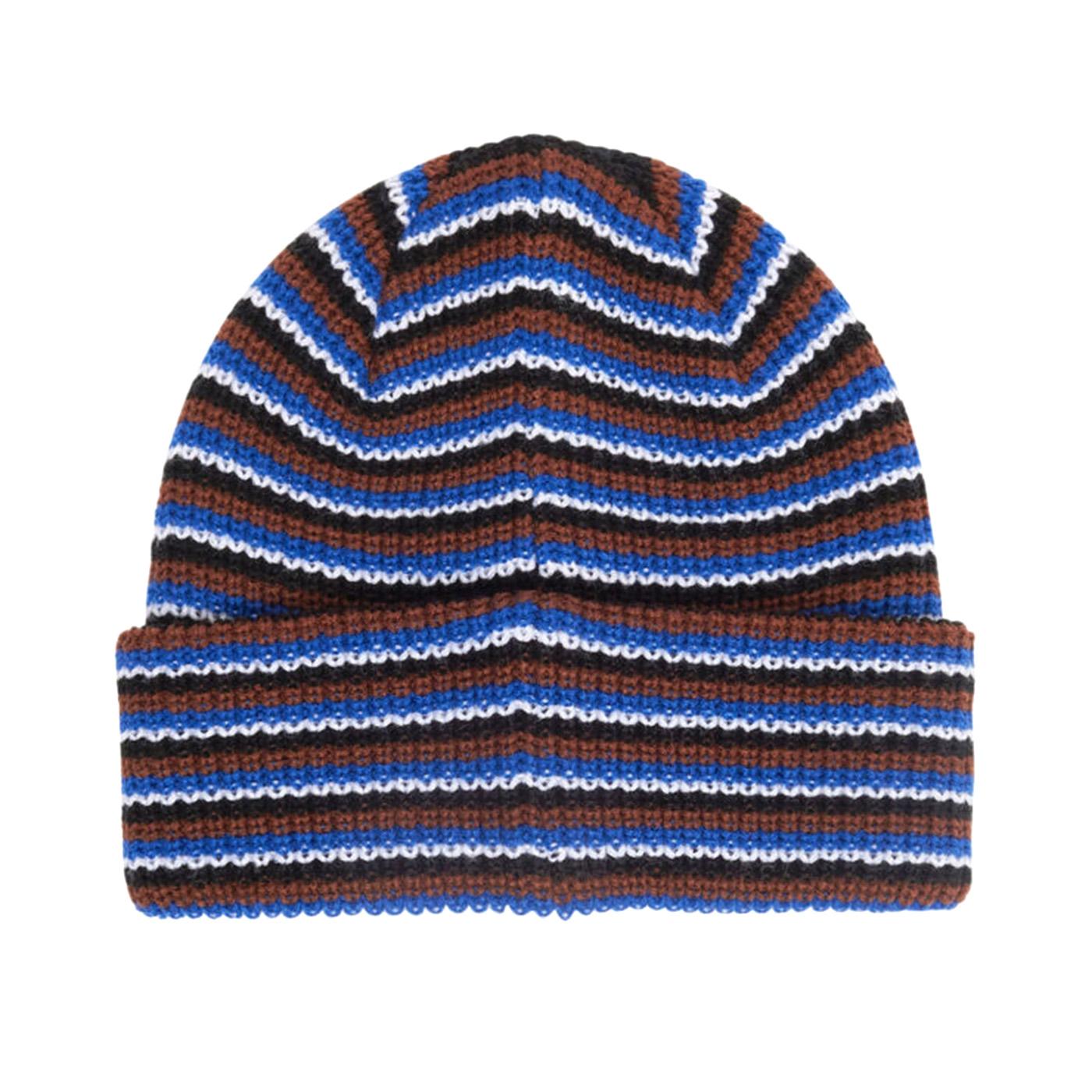 Loose Groove Beanie Black Multi - Berratto in Maglia Rasata Multicolore 100030208 BKM OBEY 