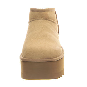 W Classic Ultra Mini Platrform - Stivaletti Donna Beige 1135092-SAN . UGG 