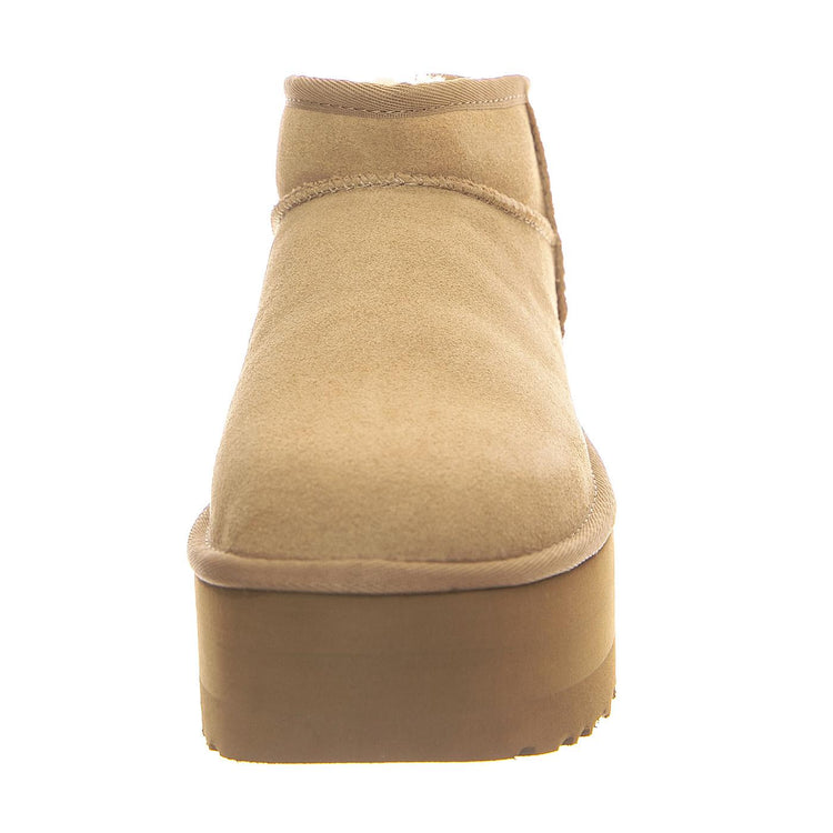W Classic Ultra Mini Platrform - Stivaletti Donna Beige 1135092-SAN . UGG 