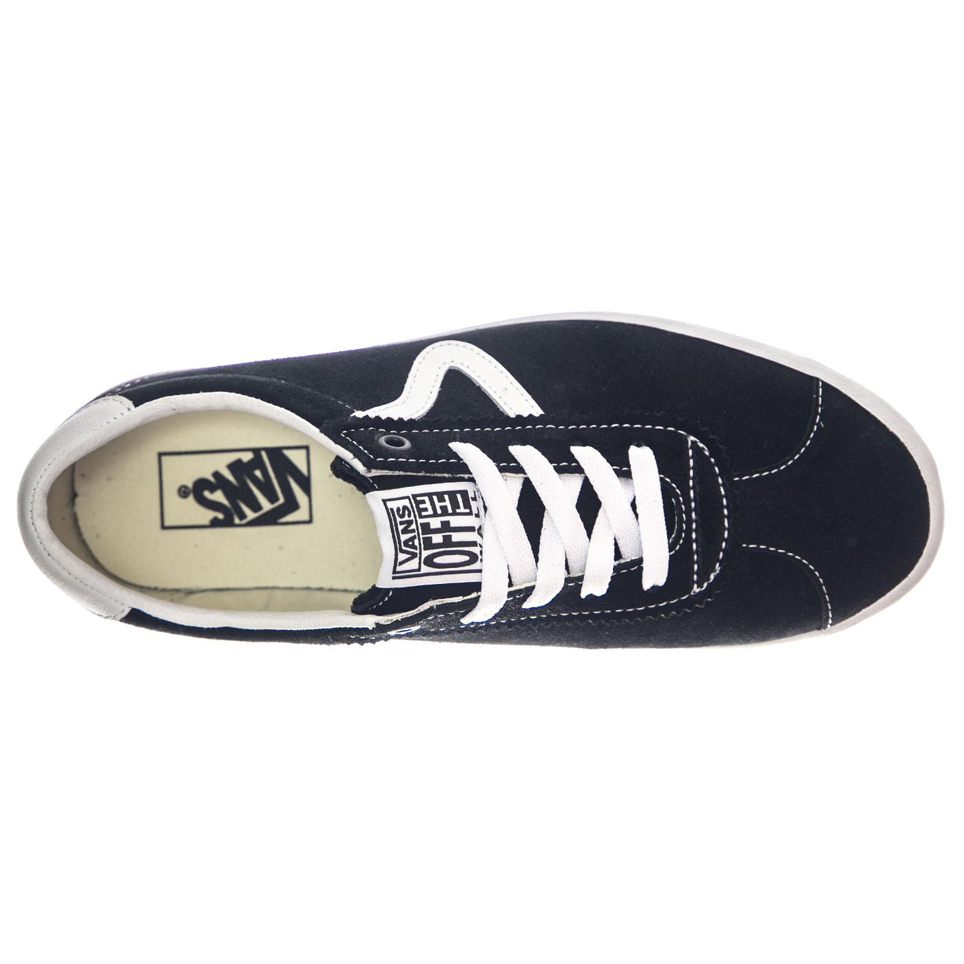 Sport Low Black / White - Scarpe Profilo Basso Uomo Nere VN000CQRBZW1  VANS 