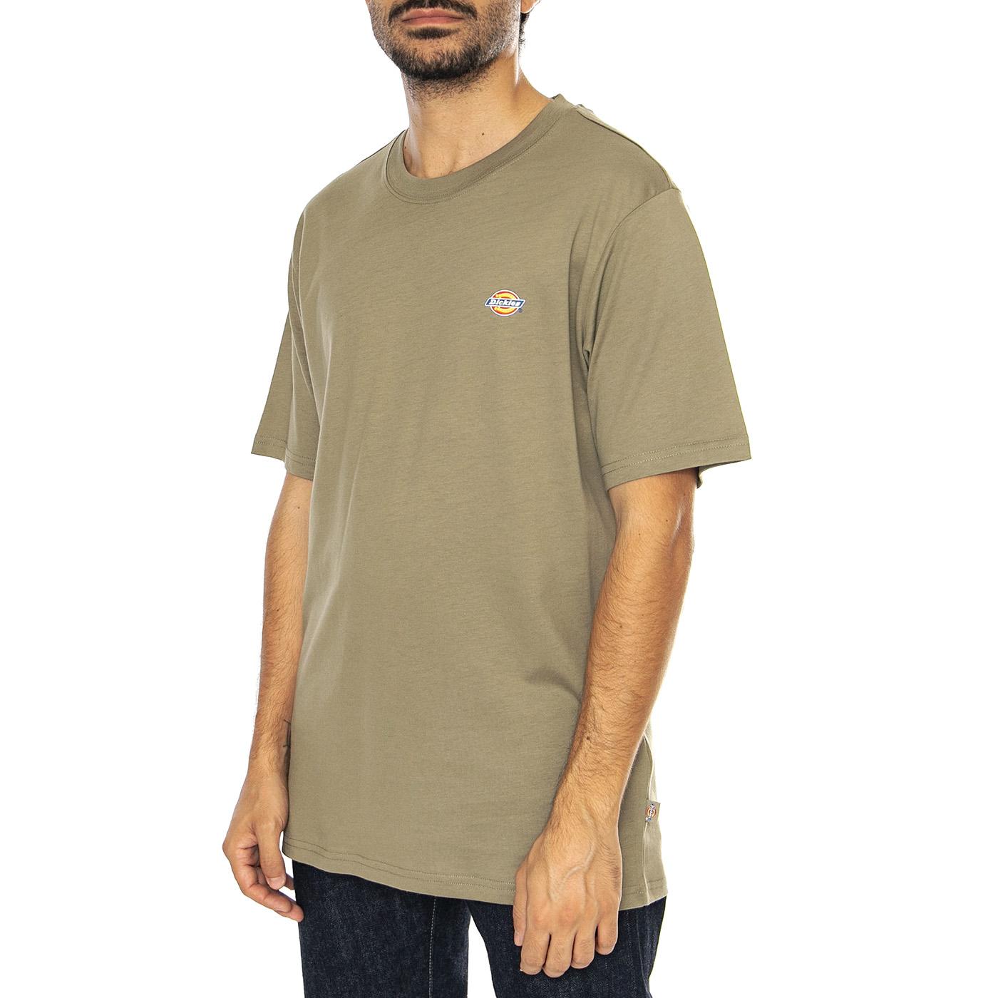 SS Mapleton Tee Imperial Green - Maglietta Girocollo Uomo Verde DK0A4XDB0IP1  DICKIES 