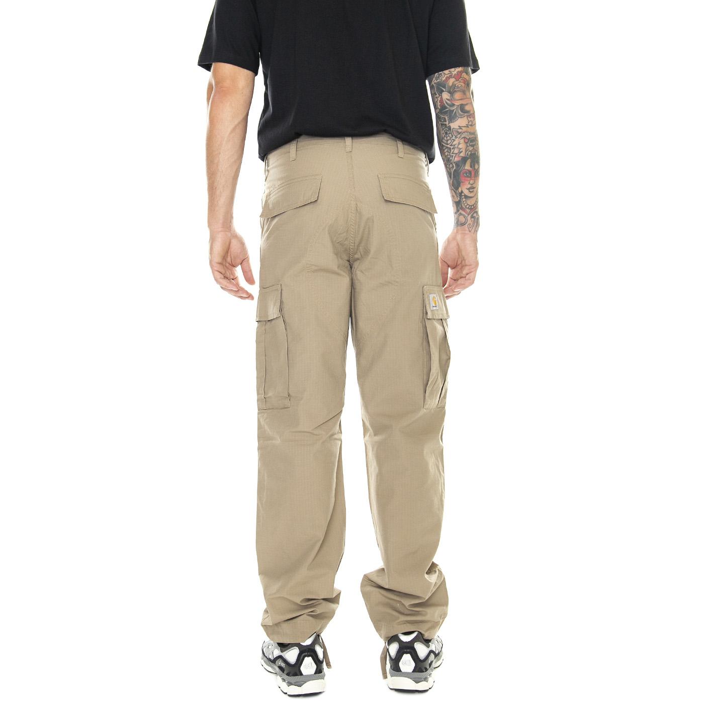 Regular Cargo Pant Leather / Rinsed - Pantaloni Uomo Beige I032467.8Y02  CARHARTT WIP 