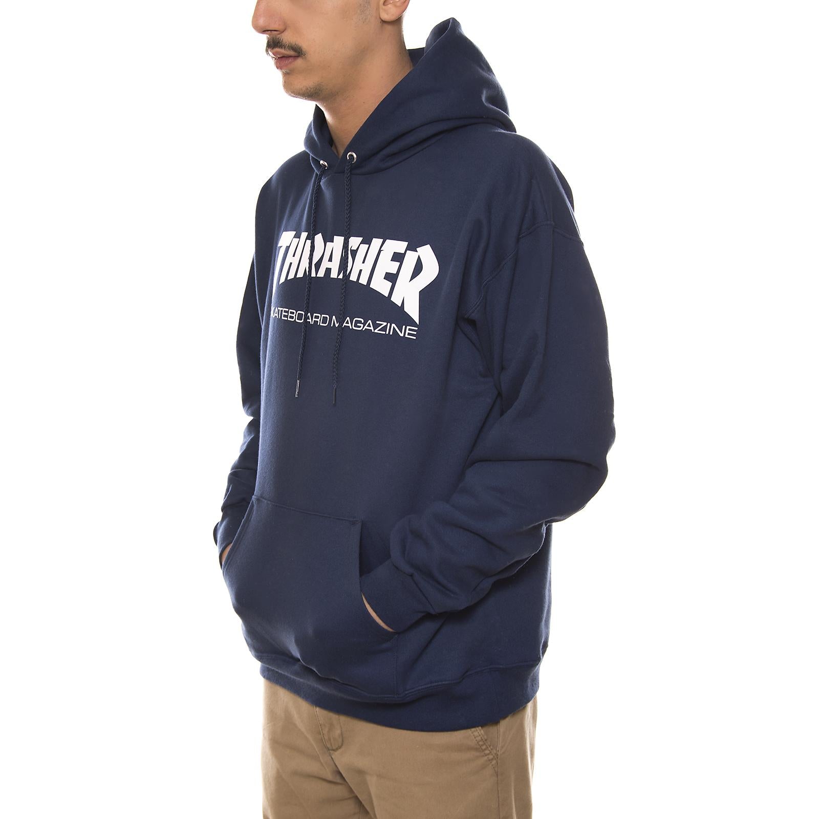 SKATE MAG HOOD NAVY 312671 NVY  THRASHER 