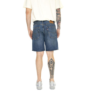 468 Stay Loose Shorts Picnic&Friends Dark Indigo Worn In - Bermuda Denim Jeans Uomo Blu A8461-0005  LEVIS 