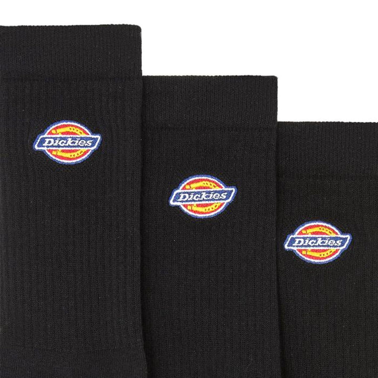 Valley Grove Sock - Set da 3 Paia di Calzini Neri DK0A4X 82BLK1 DICKIES 