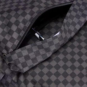 Old Skool Check Backpack Black / Charcoal - Zaino Nero / Grigio VN000H4X BA51 VANS 