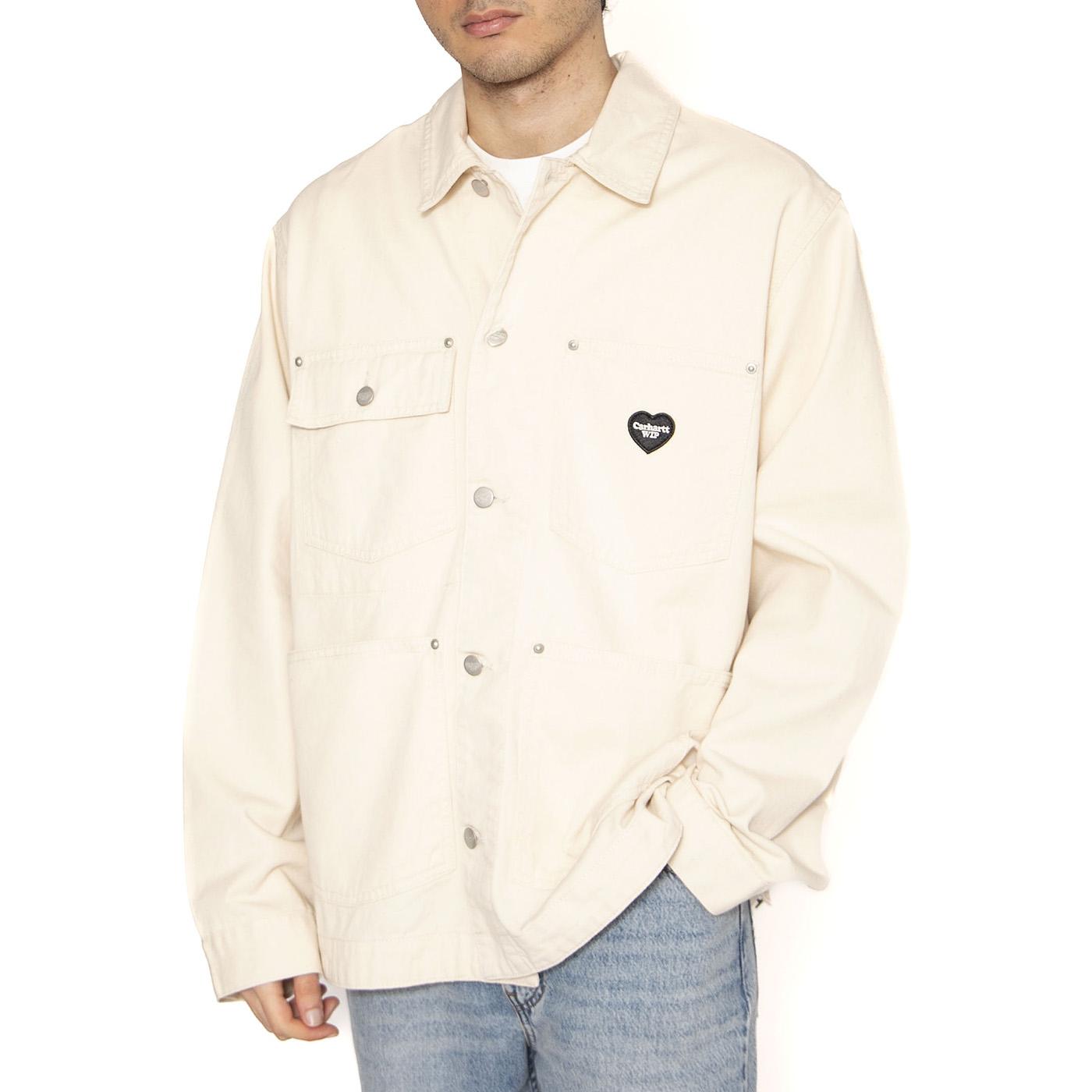 Drewe Chore Coat Natural - Giacca Uomo Bianca I034823.0502  CARHARTT WIP 