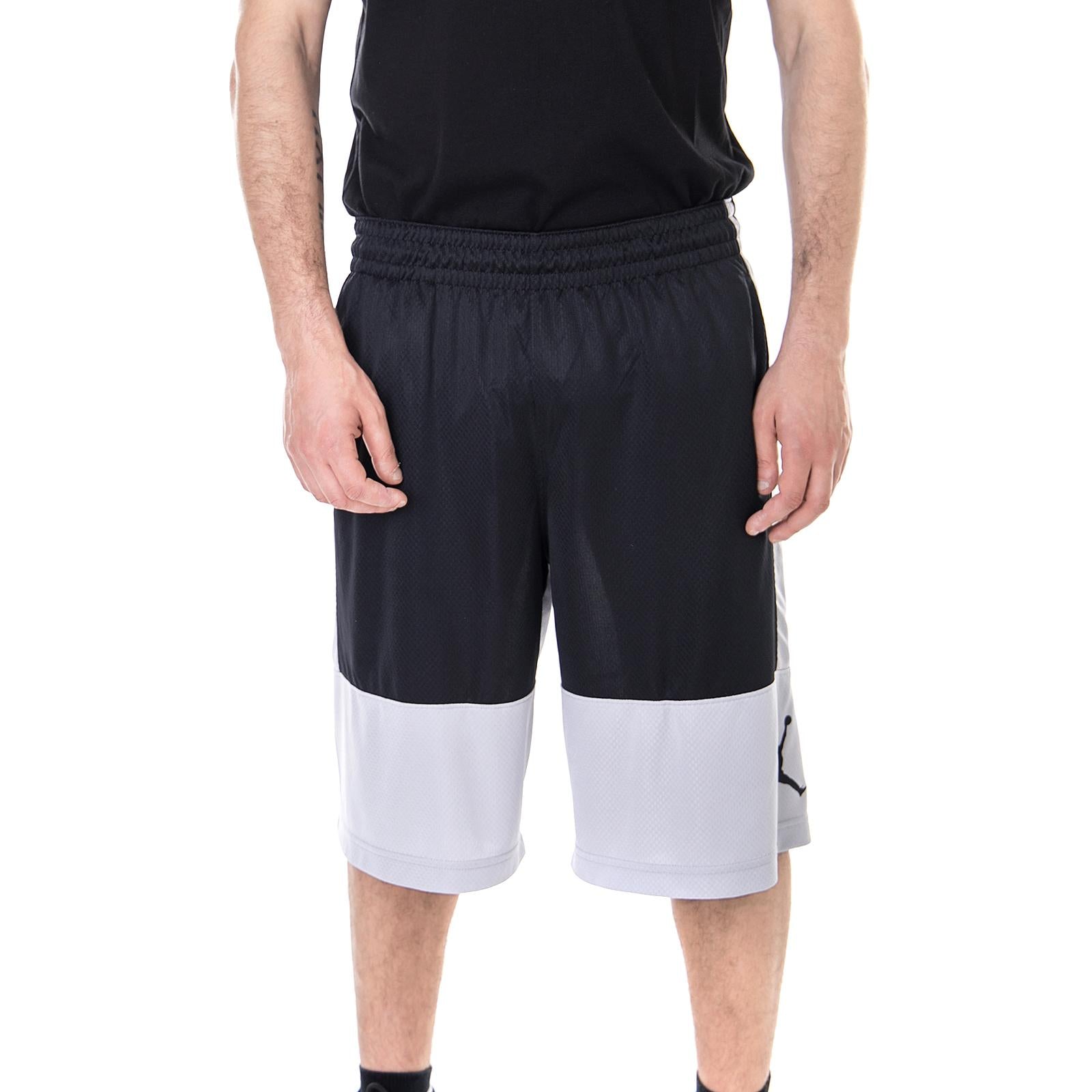 Men s Jordan Rise Solid Shorts WOLF GREY/BLACK/BLACK 889606-015  NIKE 