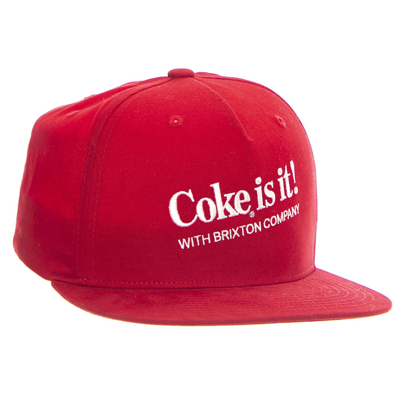 Coca-Cola Coke IS IT MP SNPK - Cappellino Rosso 11498-RED  BRIXTON 