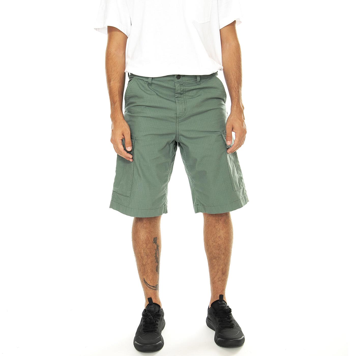 Regular Cargo Short Duck Green rinsed - Bermuda Cargo Uomo Verdi I028246.29N02  CARHARTT WIP 