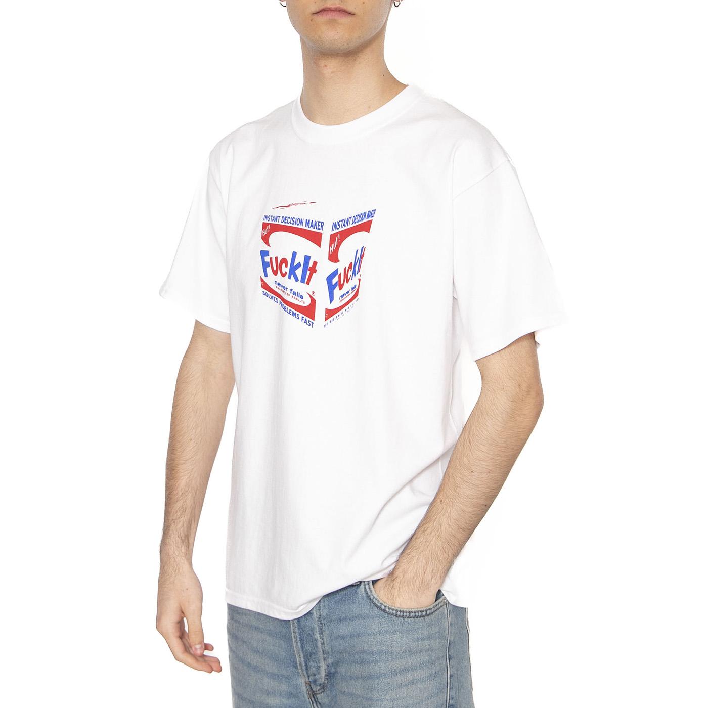 Illo Box - Maglietta Girocollo Uomo Bianca TS01725-WHITE  HUF 