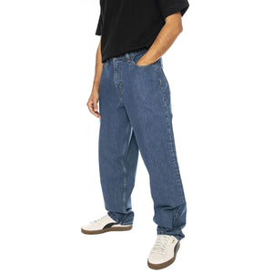 Skate Super Baggy Seeing Single Med Indigo Flat Finish - Pantaloni Denim Jeans Uomo Blu A4298-0007  LEVIS 