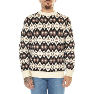 M's Recycled Wool-Blend Sweater Basin Green - Maglione Girocollo Uomo Multicolore 50655-MFLN  PATAGONIA 