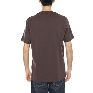 Plain T-Shirt Deep Sepia - Maglietta Girocollo Uomo Marrone TS400VOG-X883 . LYLE & SCOTT 