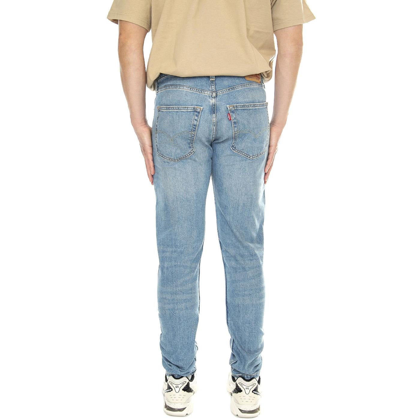 512 Slim Taper Worn To Ride Adv Med Indigo Worn In - Pantaloni Denim Jeans Uomo Blu 28833-0733  LEVIS 