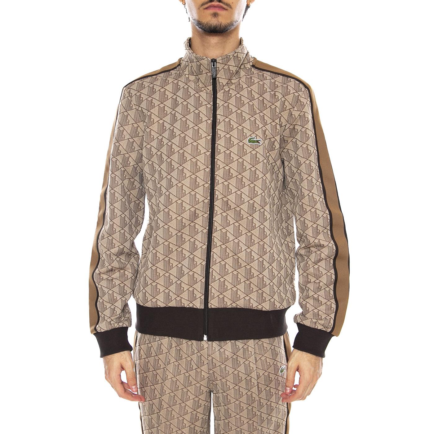 Sweatshirt 6IR Multicolore - Felpa con Zip Uomo Multicolore SH1368-6IR . LACOSTE 