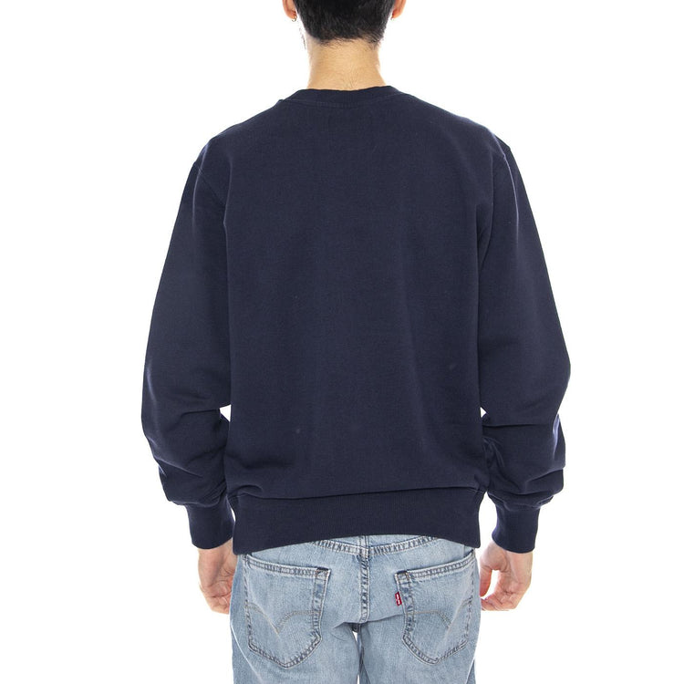 Beetle Sweat -- Felpa Uomo Girocollo Maritime Blue I035042.0DM.67. 0DM.67 EDWIN 