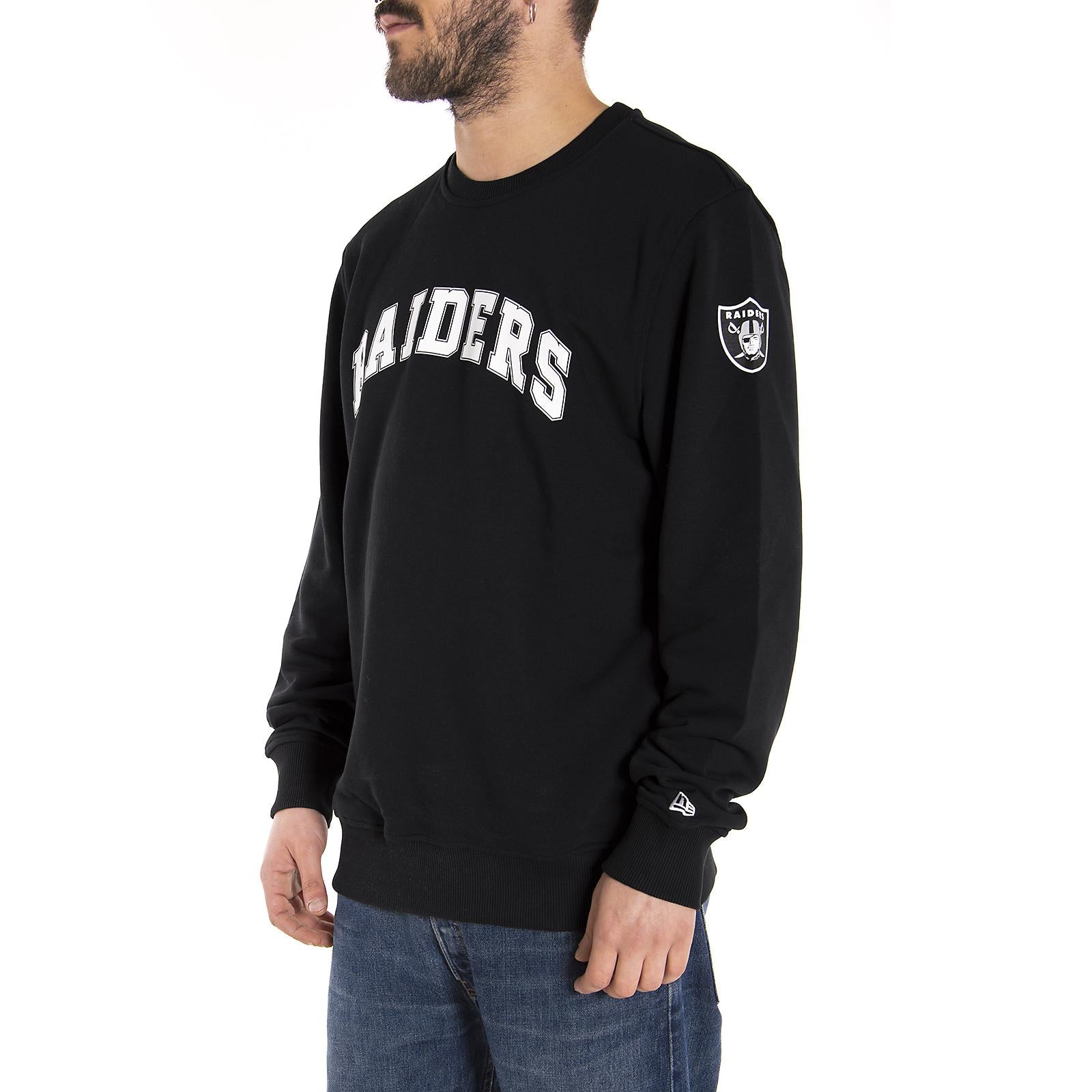 TEAM APPAREL CREW OAKLAND RAIDERS BLACK 11372459  NEW ERA 