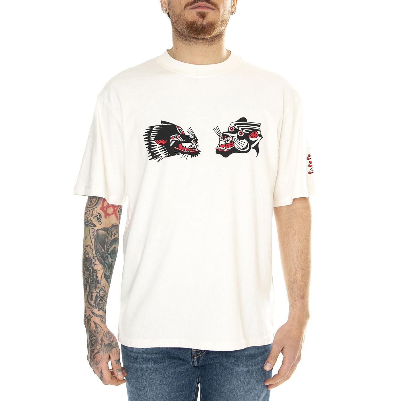 Teide Flash TS Whisper White - Maglietta Girocollo Uomo Bianca I033590.WHW.67.  EDWIN 